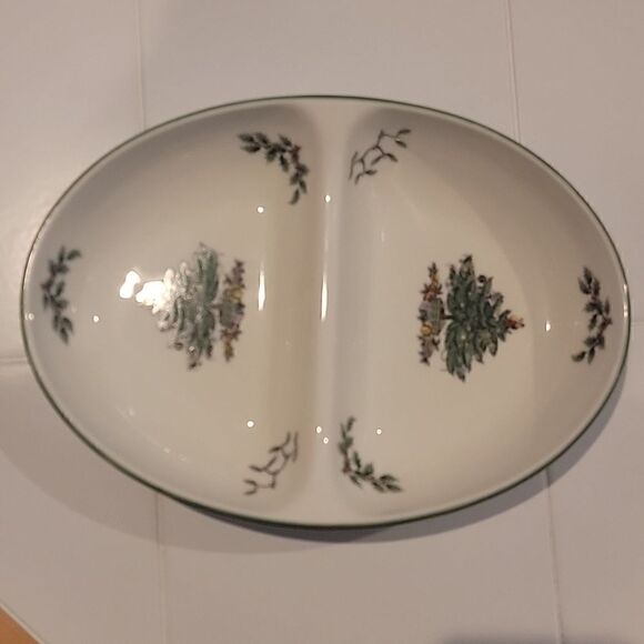 Spode 11.5" oval divided serving dish - Picture 5 of 5